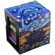 (Starry Starry Black Lotus) 100+ Card Custom Art TCG/MTG Commander Deck Box With Storage