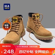 Hot SaLe HLAHailan Home Dr. Martens Boots Men Retro Easy Matching Outdoor Worker Boots Leisure High-Top Comfortable Work