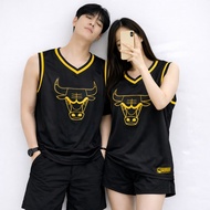 Michael Jordan 23 Chicago Bulls Black/Gold Special Edition NBA Basketball Jersey Jersi Singlet