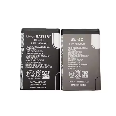 1-10PCS 3.7V 1200mAh Battery BL-5C BL5C BL 5C Rechargeable Batteries For Nokia 1100 1108 1110 1112 1