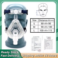 【ในสต็อก + หลักฐานของการประพันธ์】หน้ากากเต็มหน้า CPAP Auto CPAP BiPAP Mask สำหรับคนนอนกรนภาวะหยุดหายใจขณะหลับ