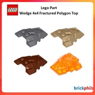 Lego Part 64867 - Wedge 4x4 Fractured Polygon Top