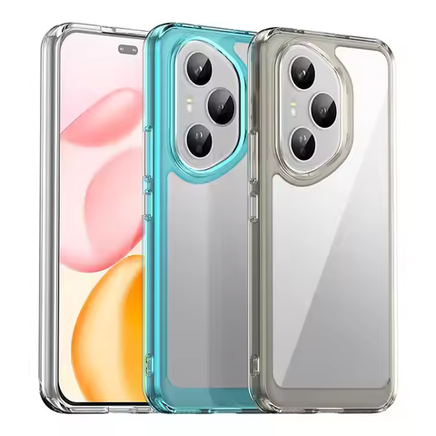 For Honor 400 Pro Global Case Honor 400 Honor 400 Pro Global Cover Funda Clear PC + Silicone Shockpr