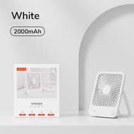 【Local Seller】Anvers Mini Table Fan USB Rechargeable Portable Desk Fan 4500 mAh Battery Small Person