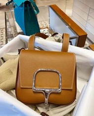 Hermes Della Bag😍🤎Epsom leather 銀扣 全套正單 歐洲現貨