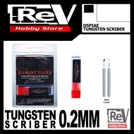 SCRIBER CHISEL TUNGSTEN FOR DSPIAE HANDLE GRIP PANEL LINE 0.2MM