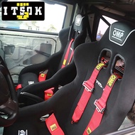 【ITSOK】OMP 4 Point Seat Belt Green / Black