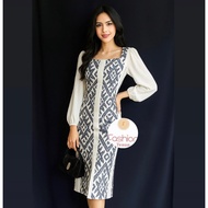 Hagia/ Woven Batik Dress Couple Batik Dress Women's Kebaya Christmas Batik Dress