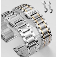 [Free Tool FF] Eyki Eyki Watch Strap Steel Band Men Women Stainless Steel Bracelet Solid Stainless S