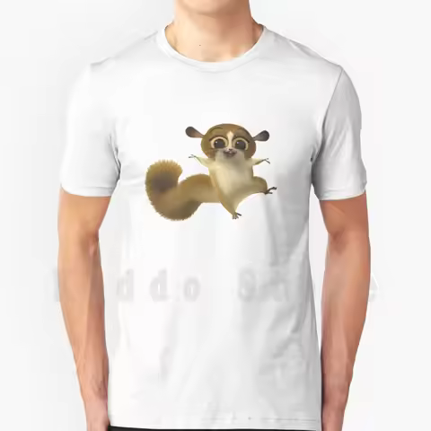 Happy Mort From Madagascar T Shirt Print For Men Cotton New Cool Tee Mort Madagascar Penguins Zoo Cr