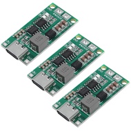 3pcs Type C BMS 2S 3S 4S 1A 2A 4A 18650 Lithium Battery Charger Board USB C Step-up Boost Module for