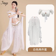 Adult Festival Arabian Princess Belly Dance Costume Set Women Indian Bollywood Dancing Halloween Jas
