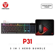 Jasmin.store1 Fantech 3 in 1 Combo P31 Gaming Keyboard Mouse Mousepad - RGB
