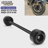Big sale For KAWASAKI NINJA H2 SX H2R ZX10R ZX10RR Motorcycle Front Wheel Fork Slider Wheel Axle For