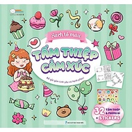 Sách Tô Màu - Tấm Thiệp Cảm Xúc: Để Gửi Gắm Tình Yêu Và Hạnh Phúc