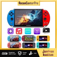 2025 Baru X7 Plus Konsol Permainan Pegang Skrin Besar 7 Inci Dual Rocker PSP Game Retro Mudah Alih