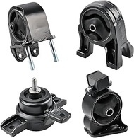 JDMON 4Pcs Engine Motor & Transmission Mount Kit Compatible with Hyundai Santa Fe Kia Sorento L4 L6 