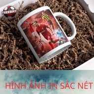 HIGH QUALITY PRINTED CERAMIC CUP WITH DARWIN NUNEZ SHAPE