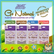 EASY SCOOP GO NATURAL Plant-Based Flushable Clumping Fine Tofu Cat Litter Sand 6L