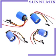 [Sunnimix] Mini Brushless Motor Metal Stepless Speed Motor Aluminum Impeller Ducted Fan 9V 12V 10000
