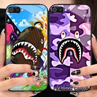 O-4 BAPE tempered Glass Phone Case Realme C2 C2s 2 C1 Pro