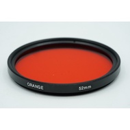 NEW Orange Filter 52mm Color Lens Filter 52 mm Camera Filters - Orange