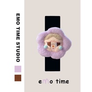 Emo Original Purple Dudu Girl Cute Car Seat Belt Shoulder Cover Girl Car Accessories Anti-Wear Unive