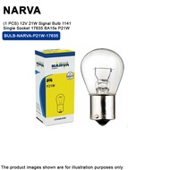 (1 PCS) NARVA 12V 21W Signal Bulb 1141 Single Socket 17635 BA15s P21W