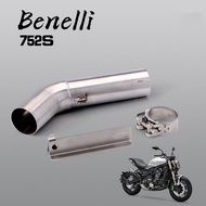 Motorcycle Benelli 752S Exhaust Midpipe Stainless Steel Middle Link Pipe Connector