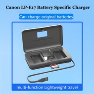 LVXUAN LP-E17 Battery ChargerFor Canon EOS 200D R50 RP R10 R8Rebel T8iT7iSL2SL3M3M5M6 camerasHas car