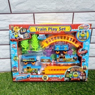 MAINAN KERETA API PLAY TRAIN SET BATERAI BESAR - TRAIN ANAK EDUKATIF BATRE