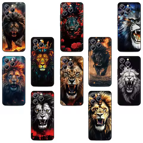 Lion Roar Cover For Sharp Aquos R10 R9 R8 R8s Pro R2 R3 Air Zero6 Wish 5 4 Sense 10 9 8 6 6s 3 Lite 
