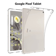 Google Pixel Tablet Transparent Clear Case Anti-Fall Airbag Corner Drop Resistant