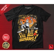 BAJU KARTUN FUTURAMA T-SHIRT LENGAN PENDEK ROUNDNECK COTTON