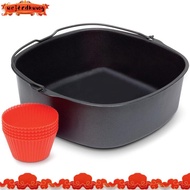 Air Fryer Non-Stick Baking Pan for Philips Airfryer,Power Airfryer,Silicone Oven Mitts Air Fryer Accessories 7Inchuejfrdkuwg