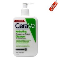 CeraVe - 保濕 Cream to Foam 泡沫潔面乳473ml [超值裝] (平行進口) (59912)