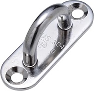 Mizumoto Machine Stainless Steel SUS304 A-523 PD-3 MM Pad Eye 0.1 inch (3 mm) Wire Diameter 0.4 x 1.