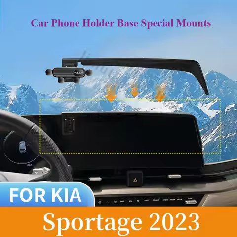For KIA Sportage Nq5 2023 Supplies Cell Phone Holder Wireless Charger Adjustable Accessories For Kia