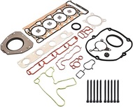 Bisenya Cylinder Head Gasket Gasket Set Screw Set Compatible with A3 A4 G0lf Pa-ssat 2.0TFSI 1.8TSI