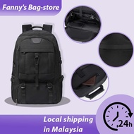 [Local delivery]50-80L  waterproof large capacity travel backpack Men/backpack with shoe compartment