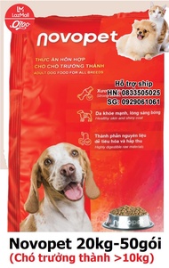(Bao 20kg) thức ăn cho chó hạt Smartheart Classic Apro Fib Novopet (5 loại)