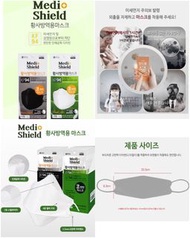 韓國 Medi Shield kf94 黑色口罩