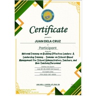 2 CERTIFICATES July 26-28, and July 29-31