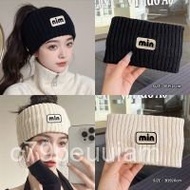 Headband Hair Tie Wool Sports Letter Headwear Knitted Wide-Brimmed Autumn Winter Forehead Warm Confi