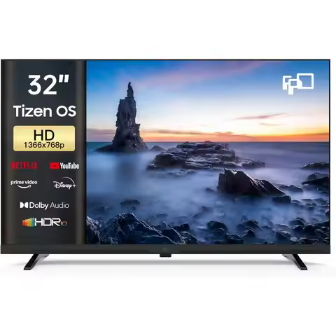 FPD Smart TV 32 Inch, Television Compatible with Samsung TV Plus Powered by Tizen OS