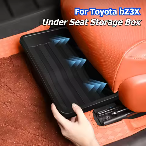 For Toyota bZ3X 2025 Car Under Seat Storage Box Car Seat Storage Organizer Privacy Storage Bin Inter