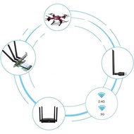 EZSHOPPING CDSENET 2.4GHz 5GHz 6dBi RP-SMA Male WiFi Router Antenna| |