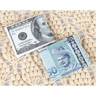 PU Wallet / Money Wallet / PRINTED RINGGIT MALAYSIA &amp; $100 Dollar MONEY WALLET / Dompet duit RINGGIT MALAYSIA &amp; USD