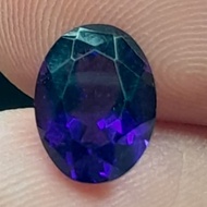 UNGU Amethyst Dim:est 8 x 6 x 4mm 1.25Ct Dark Purple Amethyst Super Oval Cutting Code A356