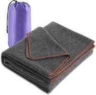 YOUR MOON Camping Wool Blanket, Warm, Thick, Military Wool Blanket for Outdoors, Travel, Survival, L
